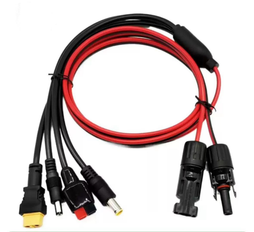 Câble adaptateur MC4 avec sorties XT60, Anderson, DC5521 et DC5525